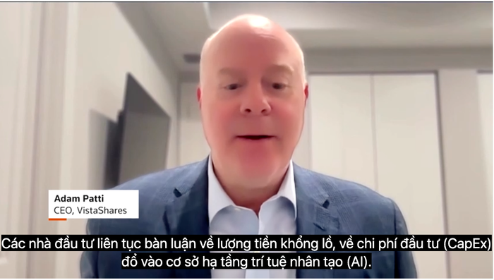 Ông Adam Patti - CEO VistaShares chia sẻ. Ảnh: REUTERS