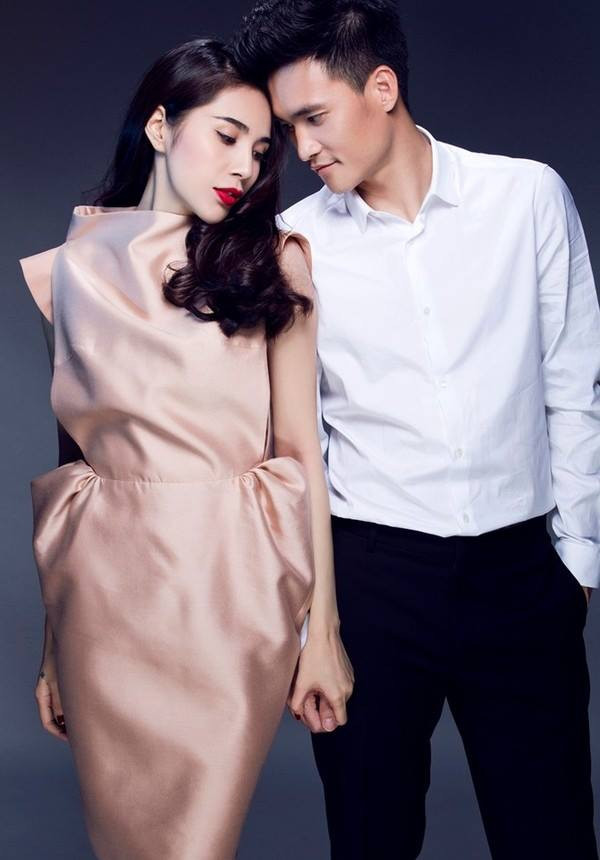 Vợ chồng ca sĩ Thuỷ Tiên - cầu thủ Công Vinh