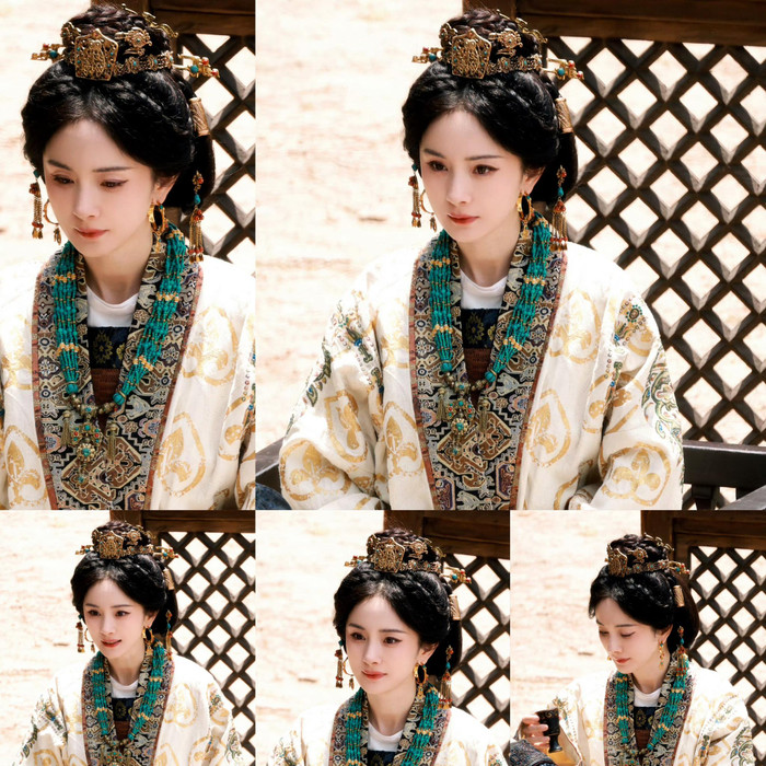 Hình ảnh hậu trường gây sốt của Dương Mịch trong Giang Sơn Đại Đồng.&nbsp;