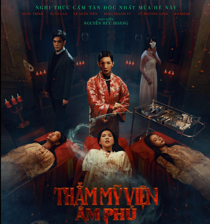 Poster chính thức của dự án Thẩm Mỹ Viện Âm Phủ, dự kiến ra mắt chính thức vào ngày 8/5/2026. Ảnh: ĐPCC