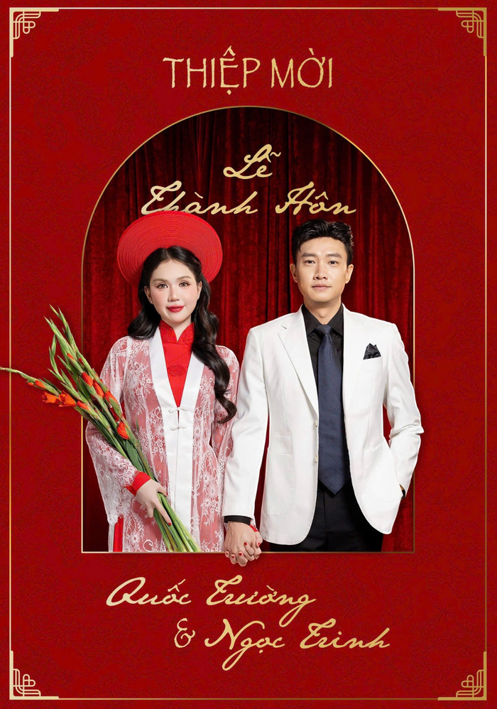 'Đám cưới' gây xôn xao mạng xã hội thời gian vừa qua của Quốc Trường và Ngọc Trinh.&nbsp;