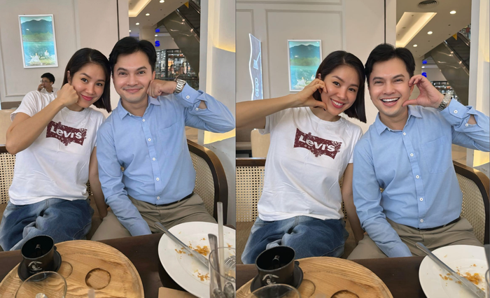 Hình ảnh buổi gặp gỡ mới nhất của Lê Phương và Nam Cường.&nbsp;