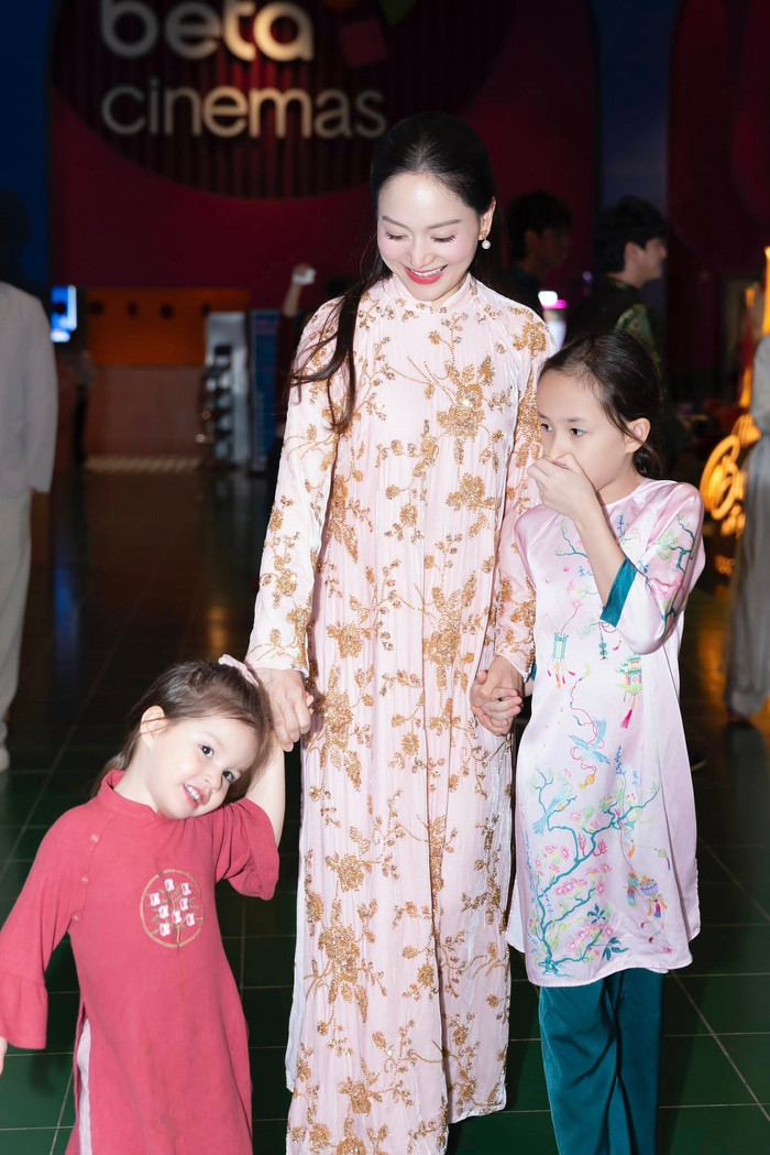 Lan Phương tìm thấy động lực lớn nhất từ tình yêu dành cho các con.