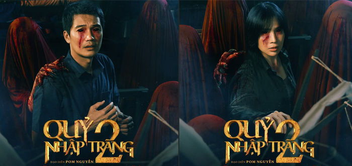 Quang Tuấn và Khả Như tiếp tục xuất hiện trong Quỷ Nhập Tràng 2 tạo nên thành tích trăm tỷ. Ảnh: ĐPCC