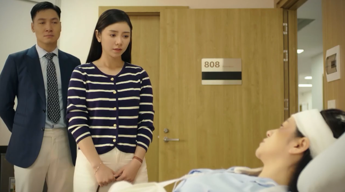 Trước tình huống căng thẳng, Thương (Quỳnh Kool) buộc phải đứng ra thay em gái đến bệnh viện xin lỗi và thương lượng.