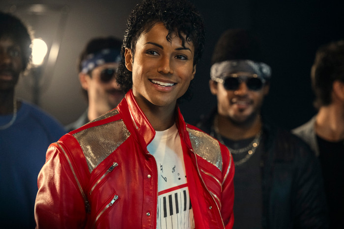 Tạo hình của Jaafar Jackson trong vai Michael Jackson. Ảnh: NSX