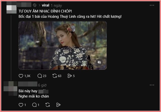 Mạng xã hội 'dậy sóng' với Hoàng Thùy Linh Ảnh 8