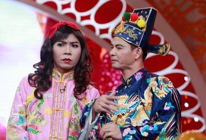NSND Công Lý cùng NSND Xuân Bắc trong chương trình Táo Quân gắn liền với tuổi thơ của nhiều thế hệ.