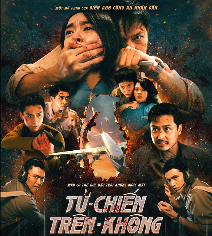 Cảnh hành động kịch tính trong Tử chiến trên không, một sự lột xác về kỹ xảo của điện ảnh Việt. - Ảnh: NSX