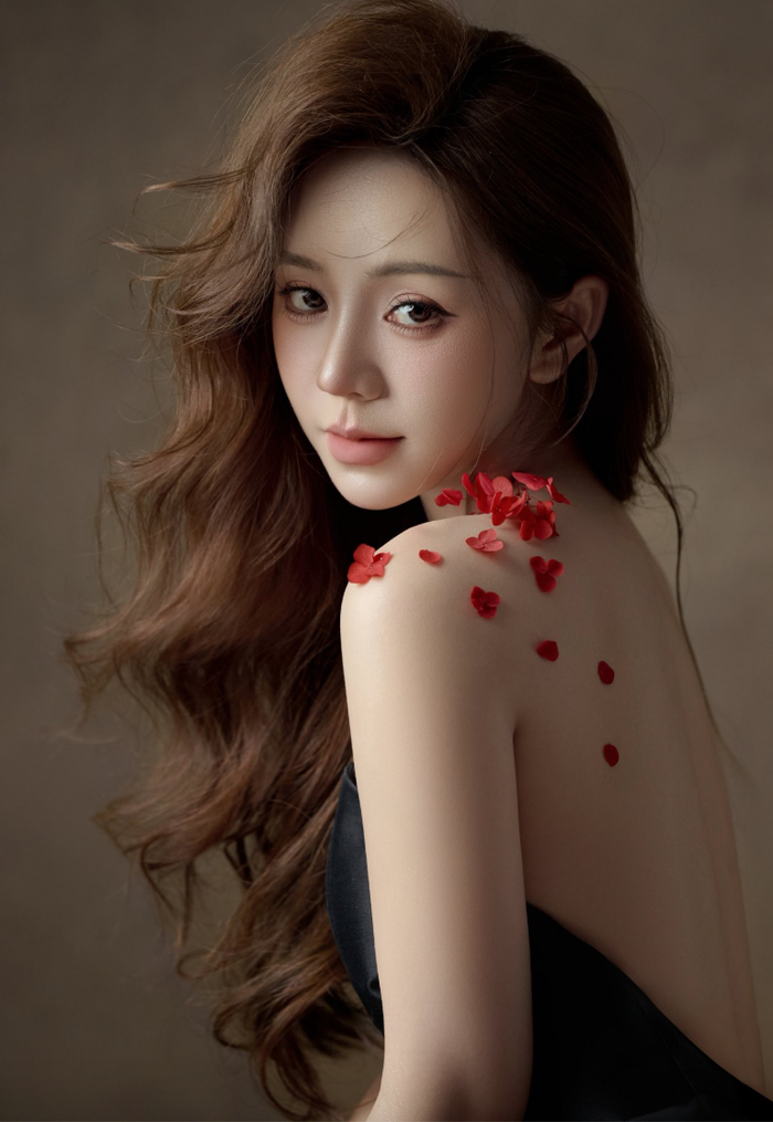 Nhan sắc quyến rũ của Quỳnh Kool khiến khán giả 'đứng ngồi không yên' (Ảnh: FBNV).