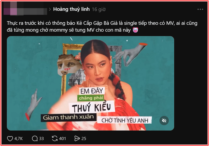 Quá tiếc nuối với Hoàng Thùy Linh Ảnh 1