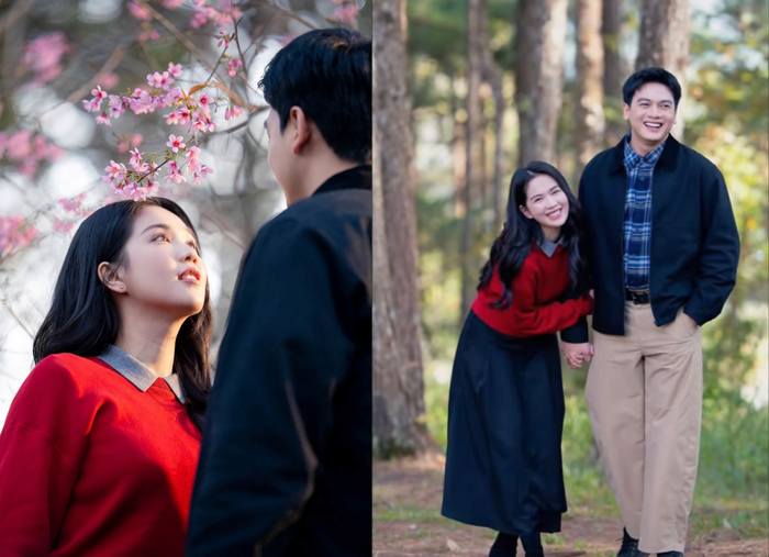 Loạt khoảnh khắc tình tứ của Ngọc Trinh và Lê Xuân Tiền.&nbsp;