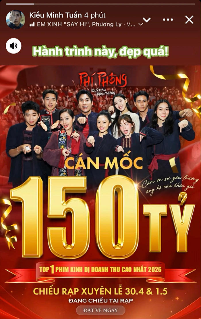 Phí Phông: Quỷ Máu Rừng Thiêng vượt mốc 150 tỷ đồng.