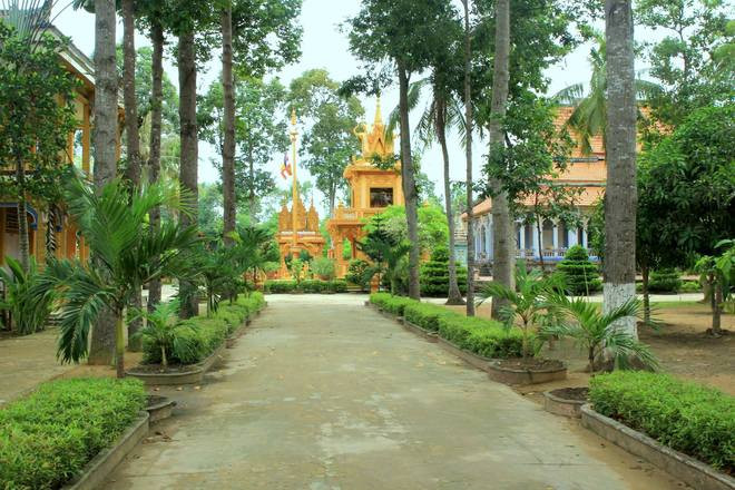 Vẻ đẹp yên bình ở quê hương Ngọc Trinh.