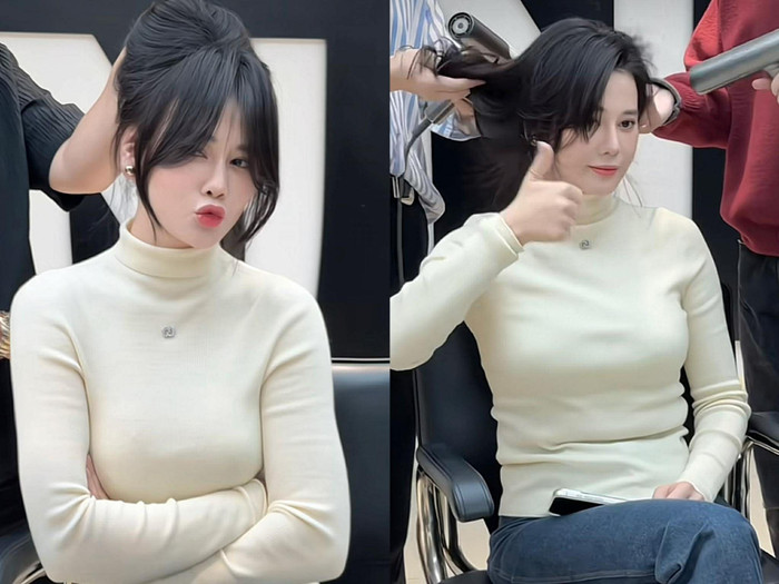 Cận cảnh nhan sắc không tì vết của Phương Oanh trong đoạn clip mới nhất.&nbsp;