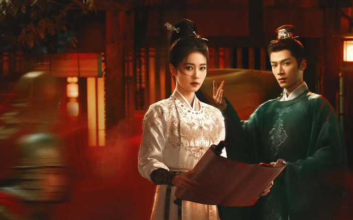 Bạch Lộc và Vương Tinh Việt tiếp tục gây sốt khi tái hợp trong phim suy luận Đường Cung Kỳ Án. - Ảnh: Youku