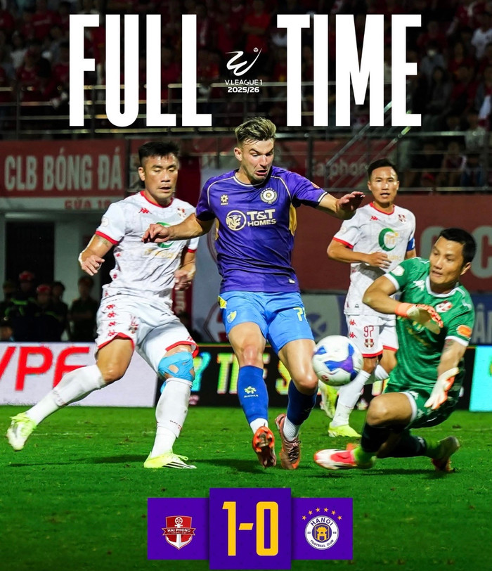 HLV Chu Đình Nghiêm thêm một lần khiến Hà Nội FC phải ôm hận trước Hải Phòng. Ảnh: Hà Nội FC