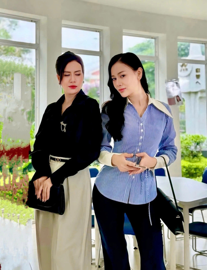 Trúc Mai và Phương Oanh từng có dịp hợp tác trong bộ phim Gió Ngang Khoảng Trời Xanh.&nbsp;