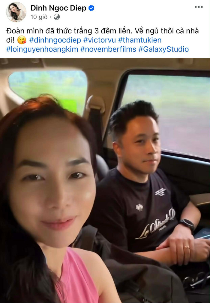 Đinh Ngọc Diệp thức trắng 3 đêm quay Thám Tử Kiên 2 Ảnh 2