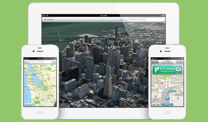 Apple Maps ra mắt năm 2012 là một thất bại. Ảnh: Apple