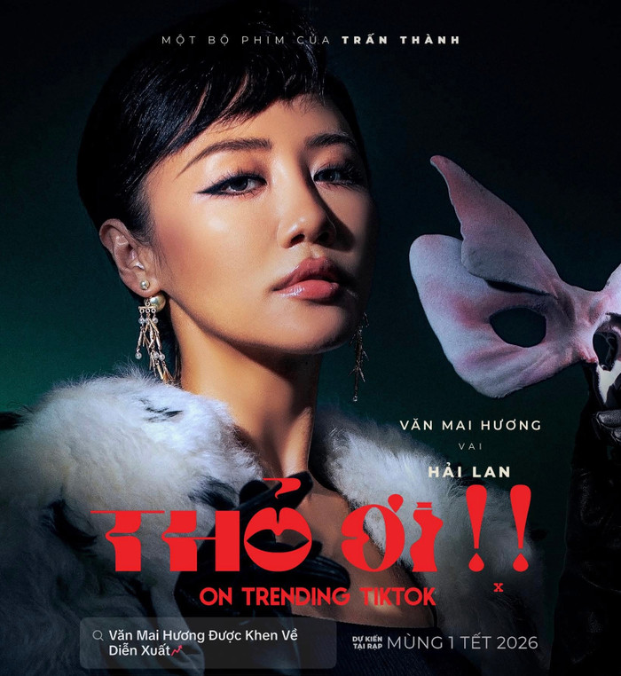 Văn Mai Hương vào vai Hải Lan trong phim Tết Thỏ Ơi!! của đạo diễn Trấn Thành. - Ảnh: FBNV