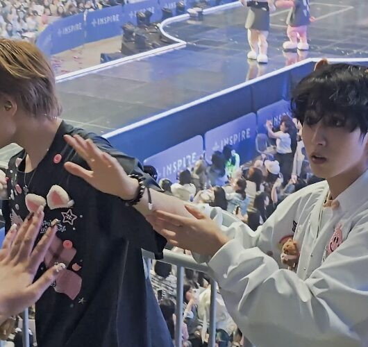 Khoảnh khắc vô ý của I.N. (Ảnh: LoveUH)