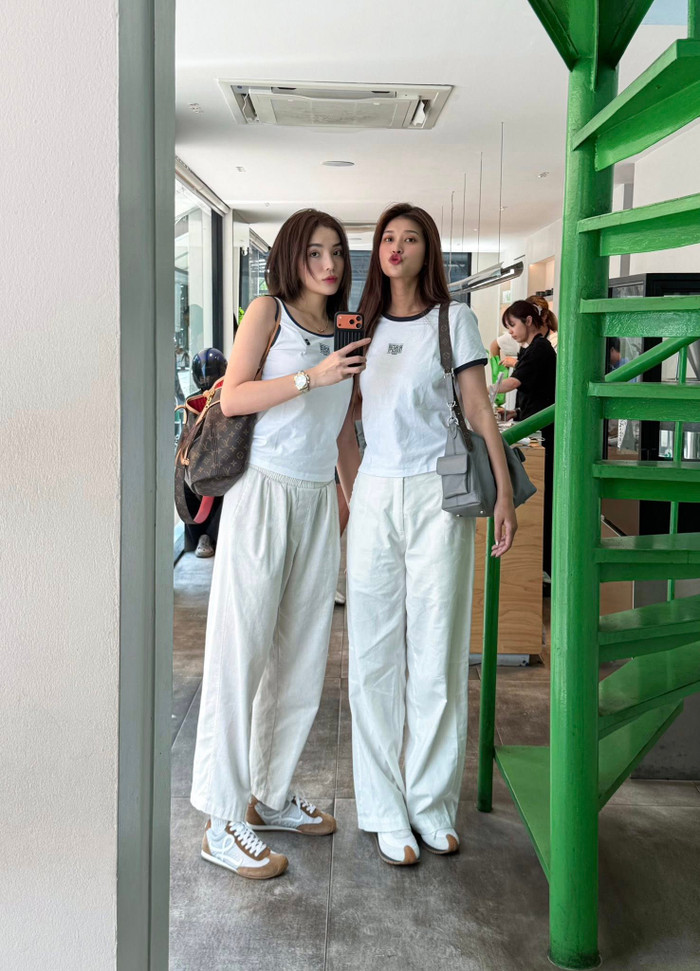 Kỳ Duyên thường dành thời gian rảnh để đi du lịch, tận hưởng cuộc sống cùng Thiên Ân. Ảnh: FBNV