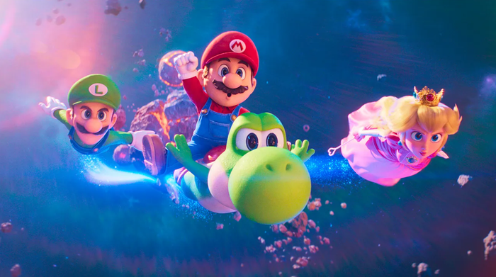 Ở vị trí thứ 3 là bộ phim hoạt hình Super Mario Thiên Hà.