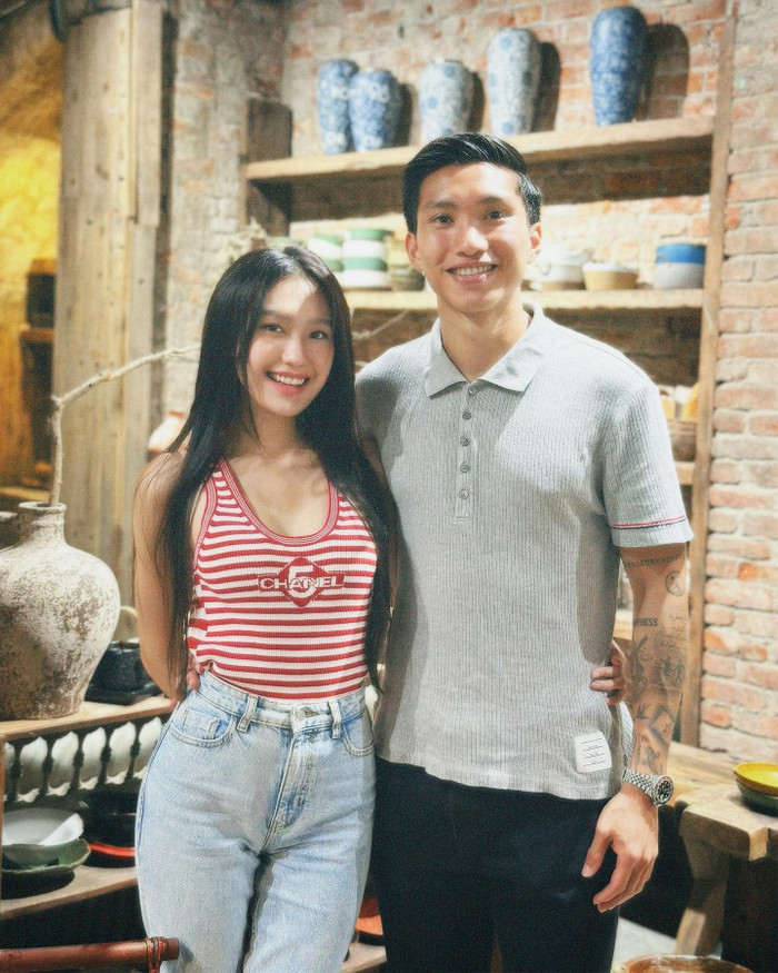 Cả hai rất đẹp đôi. Ảnh: FBNV