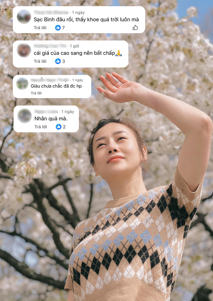 Phương Oanh phải đối mặt với nhiều bình luận tiêu cực.&nbsp;