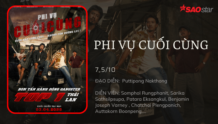 Phi Vụ Cuối Cùng nhận được sự bảo chứng chất lượng từ giới chuyên môn quốc tế trước khi đến Việt Nam.&nbsp;