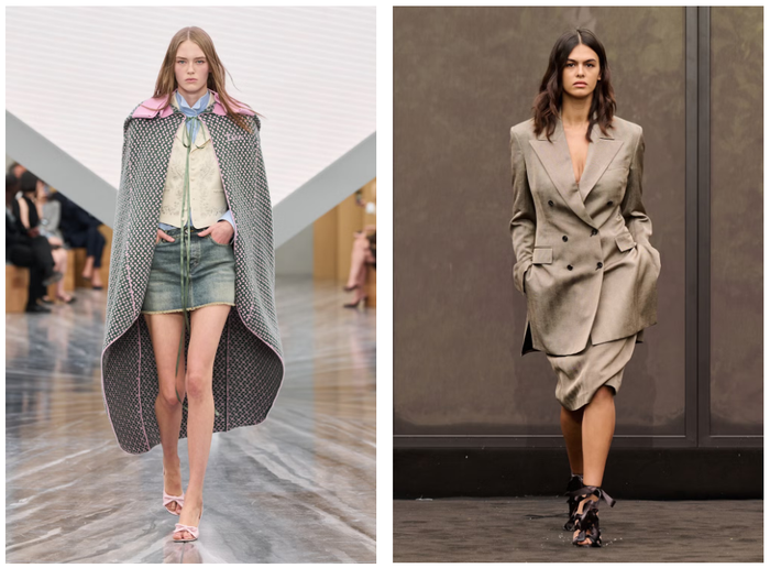 Ảnh hưởng từ giày múa ballet tiếp tục lan tỏa sang sandal với chất liệu satin, dây buộc và chi tiết nơ mềm mại. Ferragamo là một trong những thương hiệu tiêu biểu theo đuổi xu hướng này, mang đến vẻ đẹp thanh lịch và nữ tính.