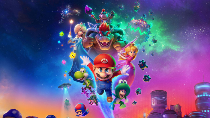 Super Mario Thiên Hà (The Super Mario Galaxy Movie) xếp vị trí thứ trên bảng xếp hạng.