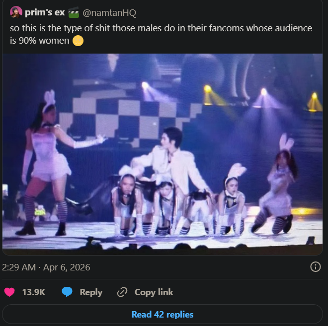 Nam ca sĩ Thái Lan gây tranh cãi với sân khấu có yếu tố kì thị phụ nữ Ảnh 3