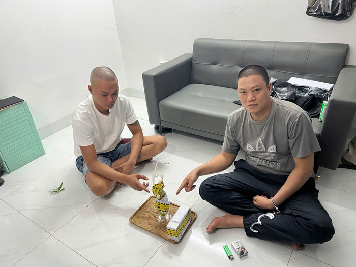 Đối tượng Nguyễn Công Tú Anh và Vũ Mạnh Trung. Ảnh: Công an TP Hà Nội