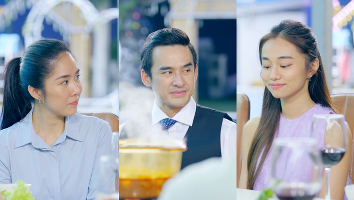 Tam giác Hoàng Dũng - Thanh Mai - Như Trang tạo nên cao trào kịch tính của bộ phim