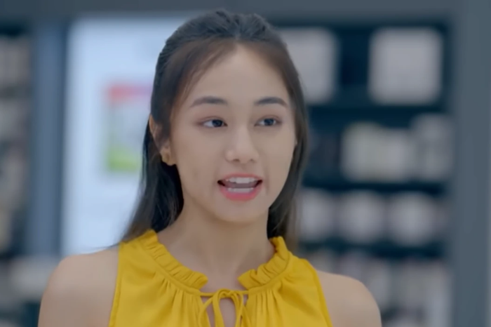 Ngân Hòa trong vai Như Trang, nhân vật làm đảo lộn cuộc hôn nhân tưởng chừng hoàn hảo.