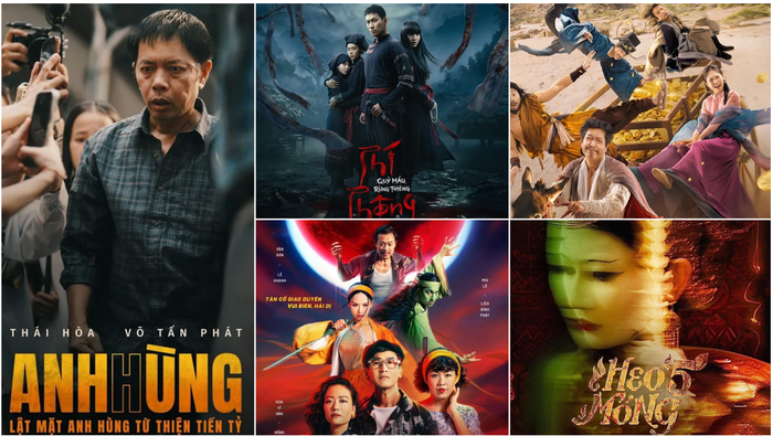 5 bộ phim sẽ góp mặt trong đường đua phòng vé dịp lễ 30/4 năm nay.