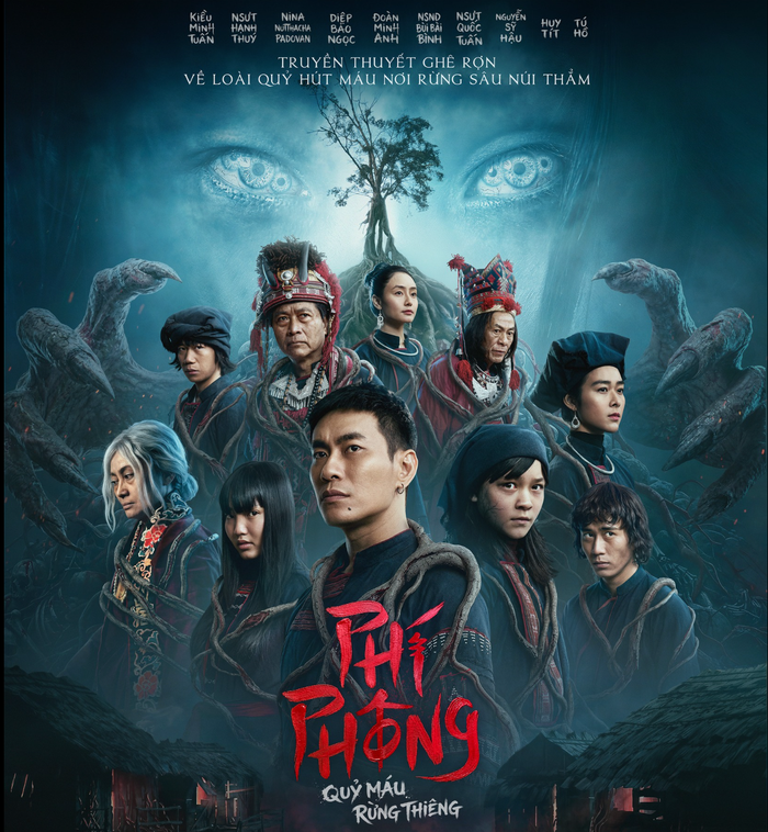 Poster Phí Phông: Quỷ Máu Rừng Thiêng, hiện tại chưa có tạo hình chính thức của Lan Phương. Nhưng sự góp mặt của nữ diễn viên dự kiến sẽ mang lại nhiều hứa hẹn. - Ảnh: FBNV