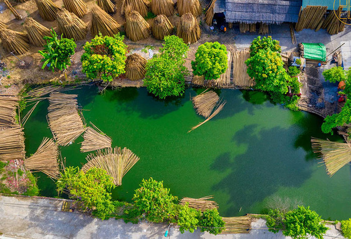 Khung cảnh tại một làng nghề ở Bắc Ninh