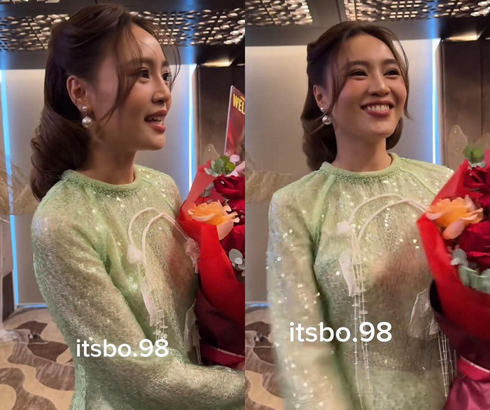 Ninh Dương Lan Ngọc chia sẻ về fan meeting, phải dời thời gian tổ chức ngày vui này vì bận lịch trình quay phim điện ảnh. (Ảnh chụp màn hình từ TikTok @itsbo.98)