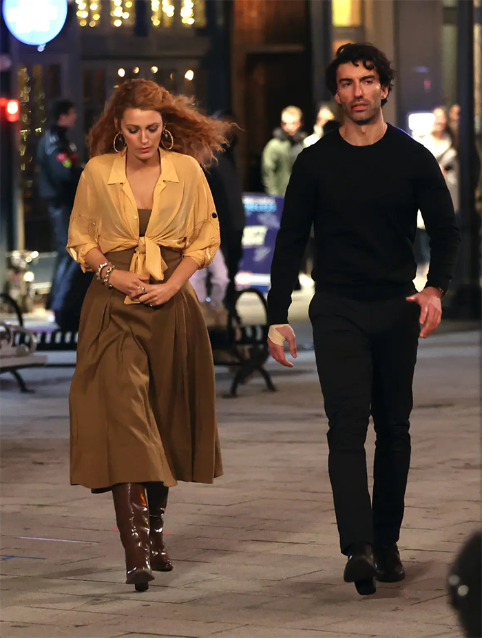 Justin Baldoni và Blake Lively.