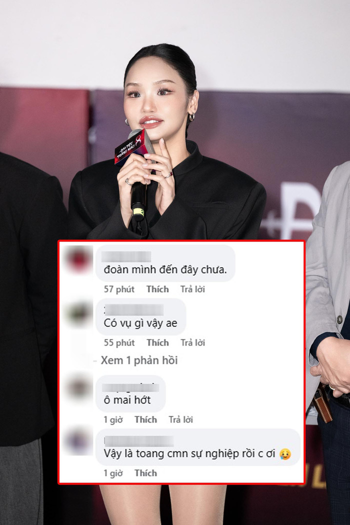 Đông đảo khán giả đang phản ứng về Miu Lê, tò mò chuyện gì đã xảy ra với nữ ca sĩ.