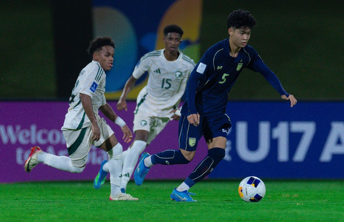 U17 Thái Lan sẽ bước vào lượt trận cuối bảng A giải U17 châu Á 2026 với mục tiêu giành chiến thắng đầu tiên khi chạm trán Myanmar tại Jeddah. Ảnh: AFC