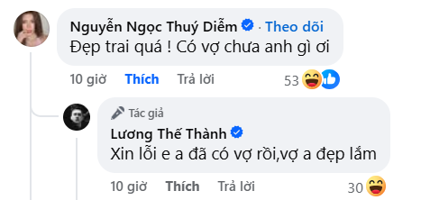 Màn đối đáp ngắn gọn nhưng đầy tình cảm của cặp đôi nhanh chóng lan truyền trên mạng xã hội.