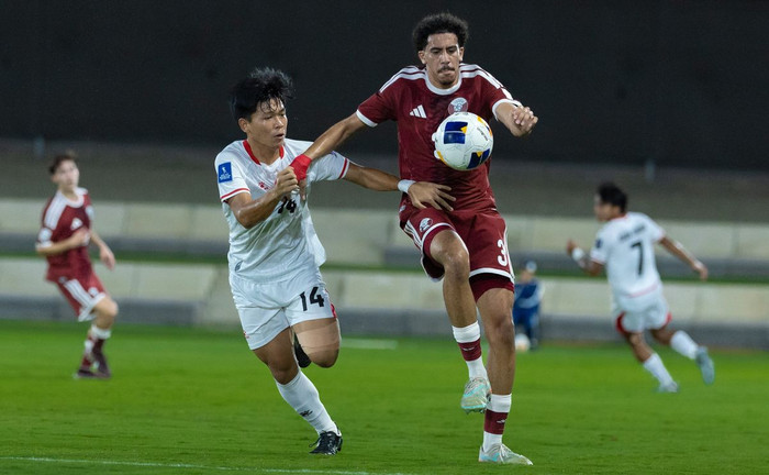 U17 Indonesia muốn giành vé vào tứ kết giải U17 châu Á 2026 phải thắng Nhật Bản vào tối 12/5 tại Jeddah. Ảnh: AFC