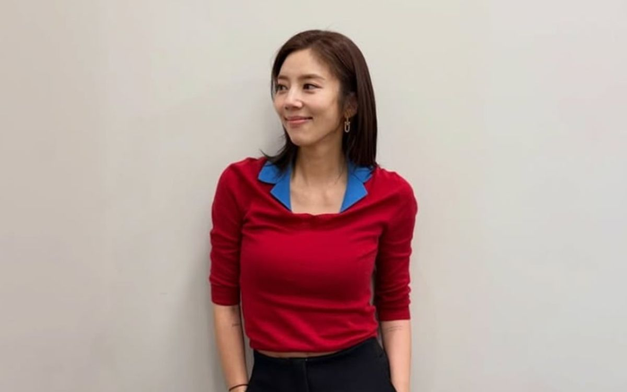 Son Dam Bi tiết lộ cô đã giảm 21kg sau sinh.