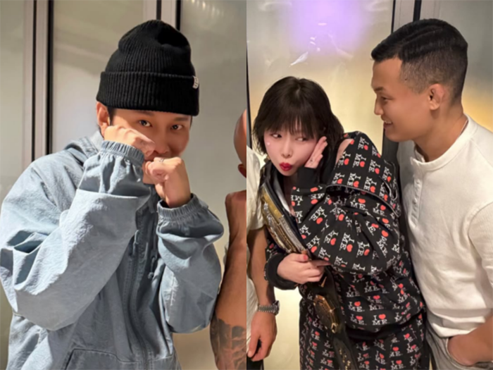 HyunA đăng tải ảnh chụp cùng võ sĩ Jung Chan Sung.