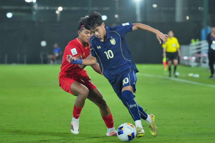 Từng được kỳ vọng là bệ phóng cho giấc mơ World Cup, bóng đá trẻ Thái Lan giờ chỉ còn lại nỗi thất vọng và sự bẽ bàng sau màn trình diễn đáng quên tại VCK U17 châu Á 2026. Ảnh: FAT