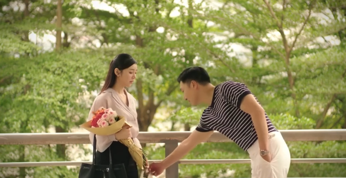 Điểm nhấn của tập cuối nằm ở phân cảnh Lâm chủ động tiến gần hơn với Thương.